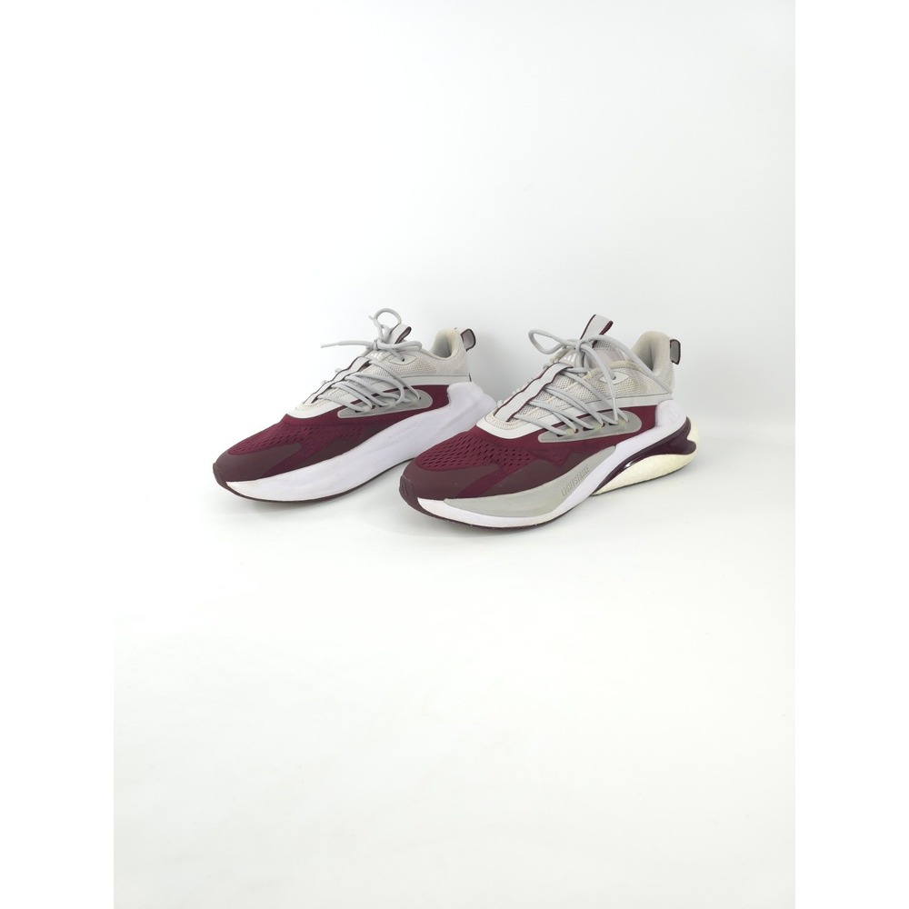 adidas AlphaBoost V2 NCAA Pack Texas A&M Maroon/Grey/White Low Top Sneaker US 10